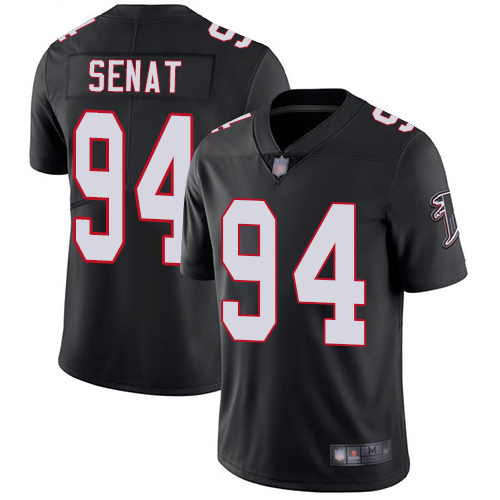 Atlanta Falcons Limited Black Men Deadrin Senat Alternate Jersey NFL Football #94 Vapor Untouchable->atlanta falcons->NFL Jersey